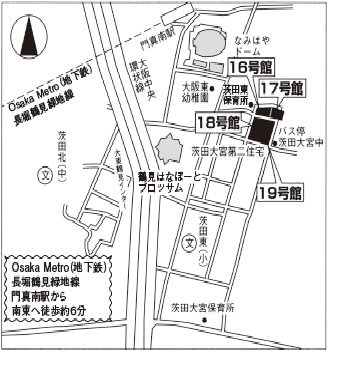 大阪市営茨田大宮住宅１６号館 周辺図