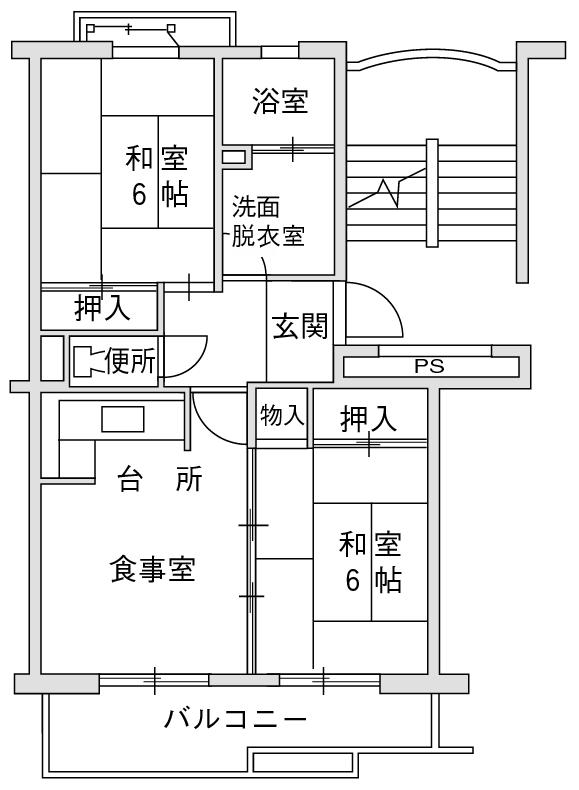 大阪市営諸口住宅 １号館 号室の物件詳細 大阪市住まい公社