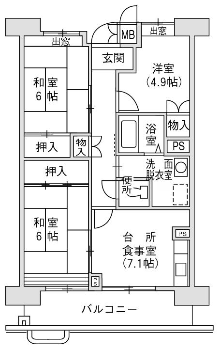 大阪市営瓜破東第1住宅3号館 号室の物件詳細 大阪市住まい公社